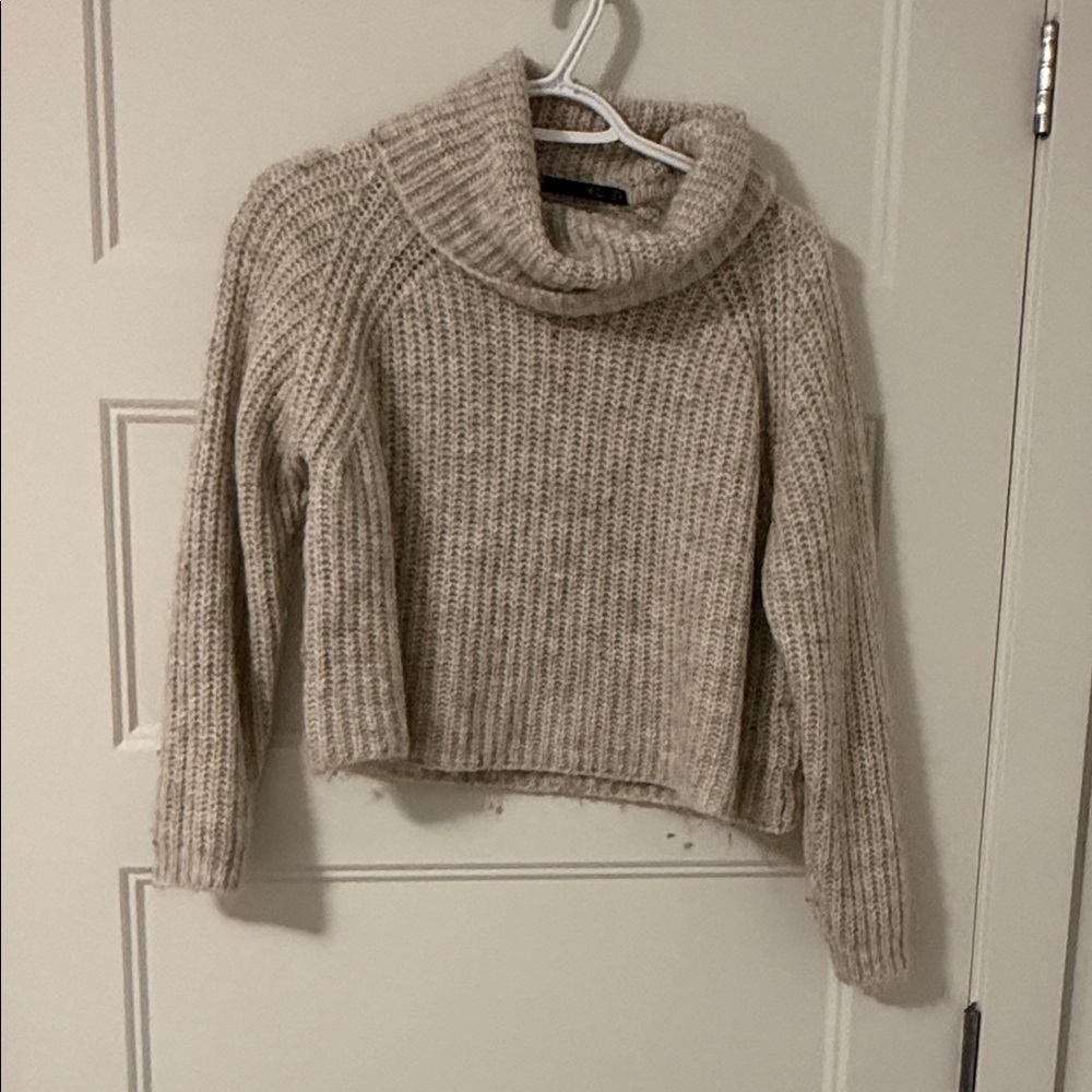 Cozy Cream Turtleneck Sweater